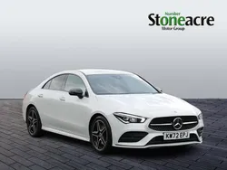 White Used 2023 Mercedes CLA200 AMG Line Premium Coupe | £23,499 (Good price)