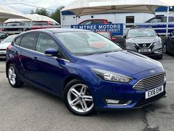Blue Used 2016 Ford Focus Titanium Hatchback | £8,899 (Fair price)