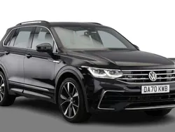 Black Used 2020 VW Tiguan R-line SUV | £23,000 (A bit pricey)