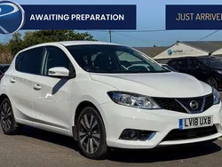 White Used 2018 Nissan Pulsar N-Connecta Hatchback | £11,495 (A bit pricey)