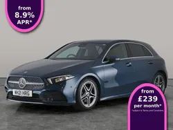 Blue Used 2021 Mercedes A180 Executive Hatchback | £17,354 (Fair price)