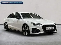 White Used 2024 Audi A4 Black Edition Sedan | £28,276 (A bit pricey)