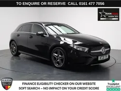 Black Used 2021 Mercedes A180 AMG line Hatchback | £17,280 (Fair price)