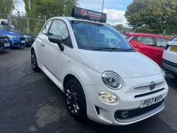 White Used 2017 Fiat 500 S Hatchback | £6,495 (Fair price)