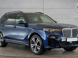 Blue Used 2019 BMW X7 M Sport SUV | £44,995 (A bit pricey)