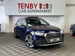Blue Used 2018 Audi SQ5 Design SUV | £25,295 (Fair price)