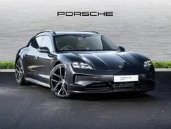 Volcano grey metallic New 2024 Porsche Taycan 4S Sport Turismo Sedan | £96,900 (Expensive)