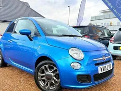 Blue Used 2015 Fiat 500 S Hatchback | £5,695 (Fair price)