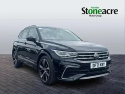Black Used 2022 VW Tiguan R-line SUV | £29,390 (Fair price)