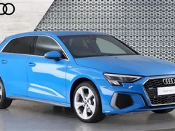 Blue Used 2023 Audi A3 e-tron S-Line Hatchback | £24,865 (Fair price)