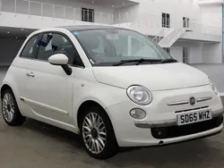 White Used 2015 Fiat 500 Lounge Hatchback | £3,474 (Good price)