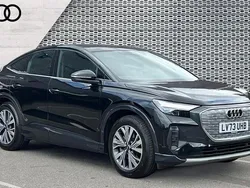 Black Used 2023 Audi Q4 e-tron Sport SUV | £28,208