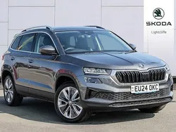 Graphite grey metallic Used 2024 Skoda Karoq SE L SUV | £25,290 (Fair price)