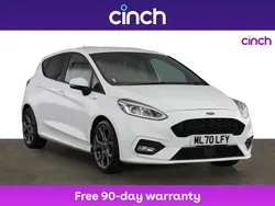 White Used 2020 Ford Fiesta ST-Line Hatchback | £11,999 (Fair price)