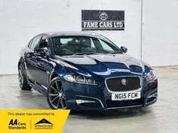 Blue Used 2015 Jaguar XF R-Sport Sedan | £6,500 (Fair price)