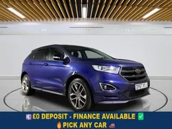 Blue Used 2017 Ford Edge Sport SUV | £13,649 (Fair price)