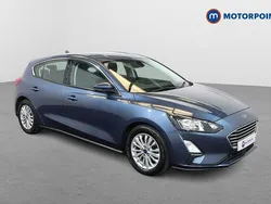 Blue Used 2019 Ford Focus Titanium Hatchback | £10,799 (Fair price)