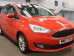 Red Used 2018 Ford C-MAX Zetec MPV | £6,495 (Fair price)