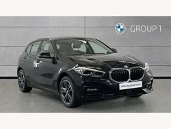 Black sapphire metallic paint Used 2022 BMW 118 Sport Line Hatchback | £19,250 (Good price)
