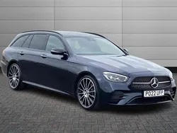Blue Used 2022 Mercedes E200 AMG line Estate | £36,495