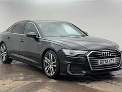 Mythos black Used 2022 Audi A6 S-Line Sedan | £24,190 (Fair price)