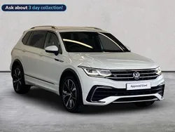 White Used 2023 VW Tiguan Allspace R-line SUV | £29,476 (A bit pricey)