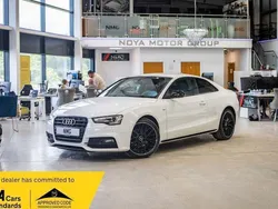 White Used 2015 Audi A5 Black Edition Coupe | £9,399 (Fair price)