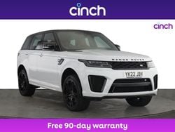 White Used 2022 Land Rover Range Rover Sport SVR SUV | £54,999 (Good price)