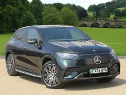 Metallic paint emerald green Used 2025 Mercedes EQE350 AMG line Estate | £80,000
