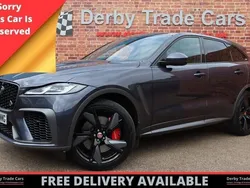 Grey Used 2021 Jaguar F-Pace SVR SUV | £52,990 (Expensive)