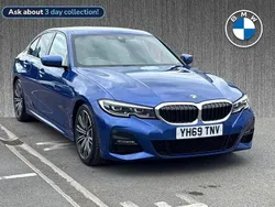 Blue Used 2019 BMW 320 M Sport | £20,499 (Fair price)