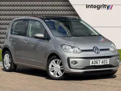 Silver Used 2017 VW up! high up! Hatchback | £7,700 (Fair price)