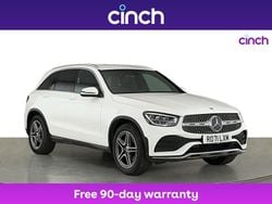 White Used 2021 Mercedes GLC220 AMG line Estate | £25,899 (Fair price)