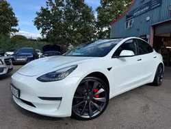 White Used 2019 Tesla Model 3 Performance Sedan | £13,440 (Fair price)