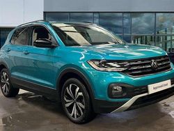 Makena turquoise premium metallic Used 2023 VW T-Cross Black Edition SUV | £19,597 (Fair price)