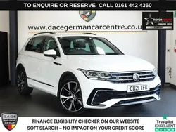 White Used 2021 VW Tiguan R-line SUV | £19,989 (Fair price)