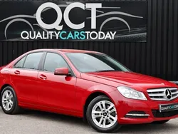 Red Used 2013 Mercedes C200 Executive Sedan | £5,995 (Fair price)
