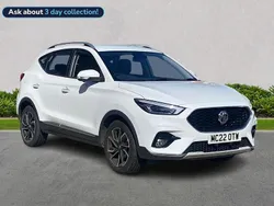White Used 2022 MG ZS Exclusive Sedan | £13,250 (Fair price)