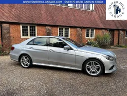 Silver Used 2013 Mercedes E220 AMG Sedan | £8,500 (Fair price)