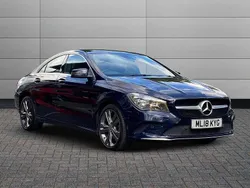 Cavansite blue Used 2018 Mercedes CLA180 Sedan | £12,990 (Fair price)