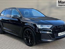 Metallic ebony black Used 2022 Audi Q7 Black Edition SUV | £38,608 (Fair price)
