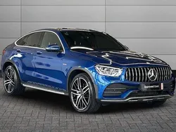 Blue Used 2022 Mercedes GLC43 AMG Premium Plus Coupe | £40,233 (Good price)