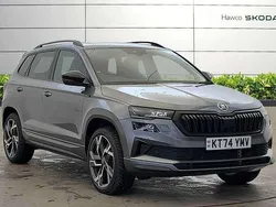 Graphite grey metallic Used 2025 Skoda Karoq SportLine SUV | £30,995 (Fair price)