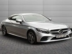 Silver Used 2023 Mercedes C200 AMG line Coupe | £29,950 (Expensive)
