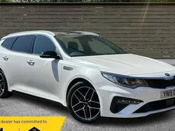 White Used 2019 Kia Optima GT-Line S Estate | £15,895 (Fair price)