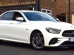 White Used 2021 Mercedes E300 AMG line Sedan | £23,450 (Fair price)