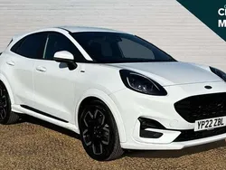 White Used 2022 Ford Puma Gen-E ST-Line X SUV | £15,055 (Fair price)