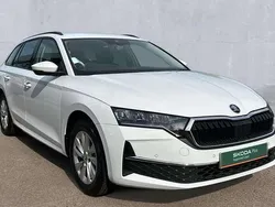 White Used 2024 Skoda Octavia SE Technology Estate | £21,275 (A bit pricey)