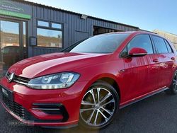 Red Used 2018 VW Golf VII R-line Hatchback | £14,950 (Fair price)