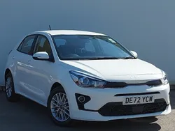 White Used 2022 Kia Rio 2 Hatchback | £14,498 (Fair price)